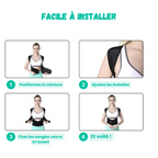Correcteur de posture réglable
