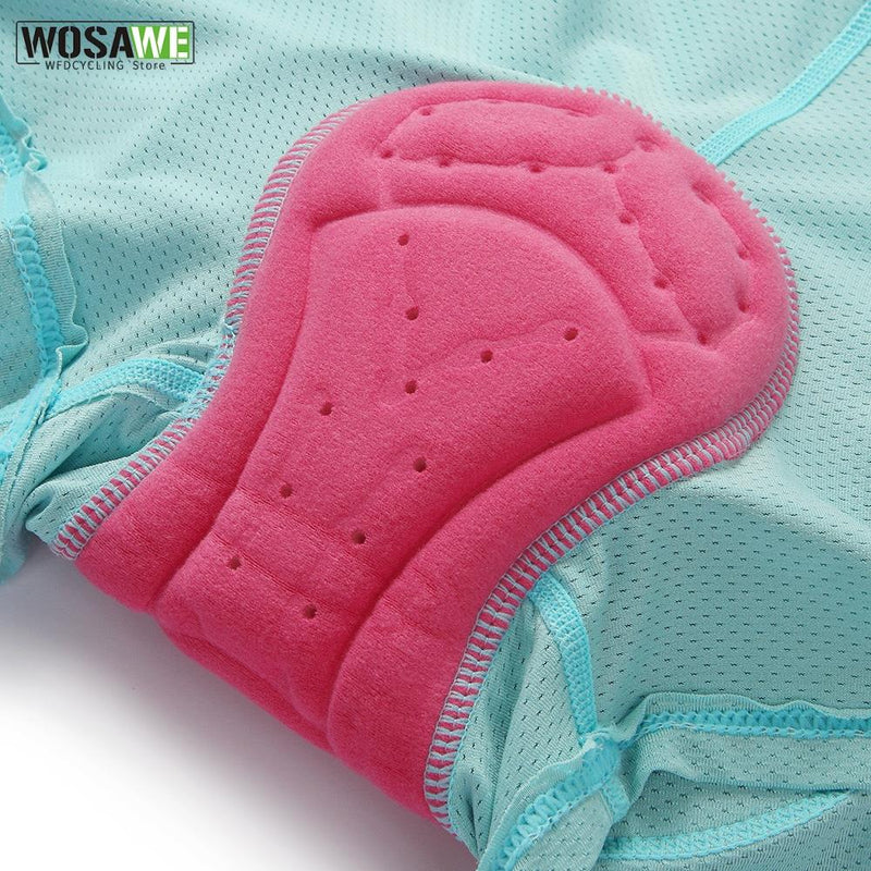 Short de cyclisme rembourré en gel 3D pour femme