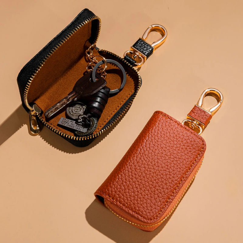 Porte-Clé en Cuir PU Rectangulaire à Crochet