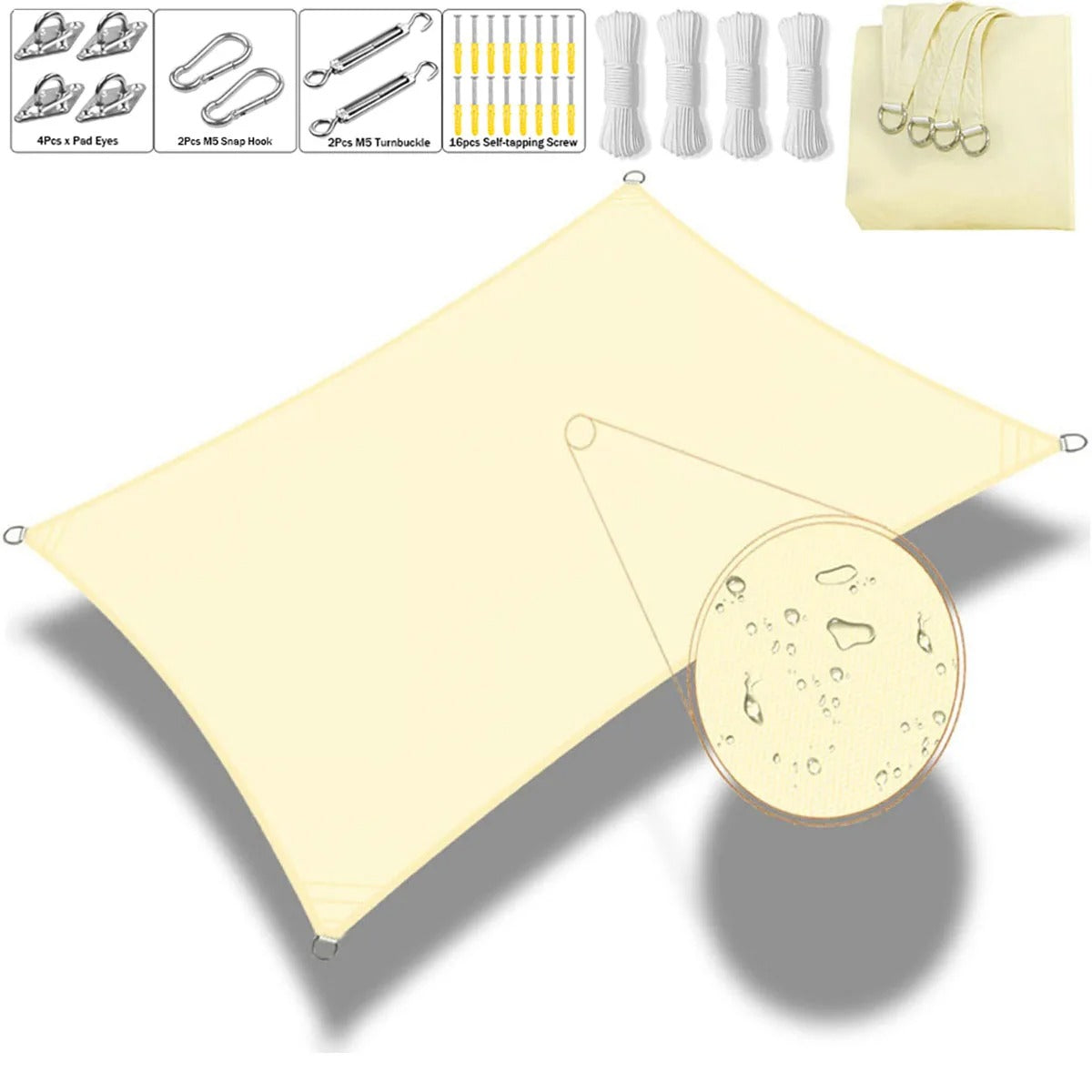 Beige / 200cm x 200cm,Beige / 250cm x 250cm,Beige / 300cm x 300cm,Beige / 360cm x 360cm,Beige / 400cm x 400cm,Beige / 200cm x 300cm,Beige / 200cm x 400cm,Beige / 200cm x 500cm,Beige / 300cm x 400cm,Beige / 300cm x 500cm