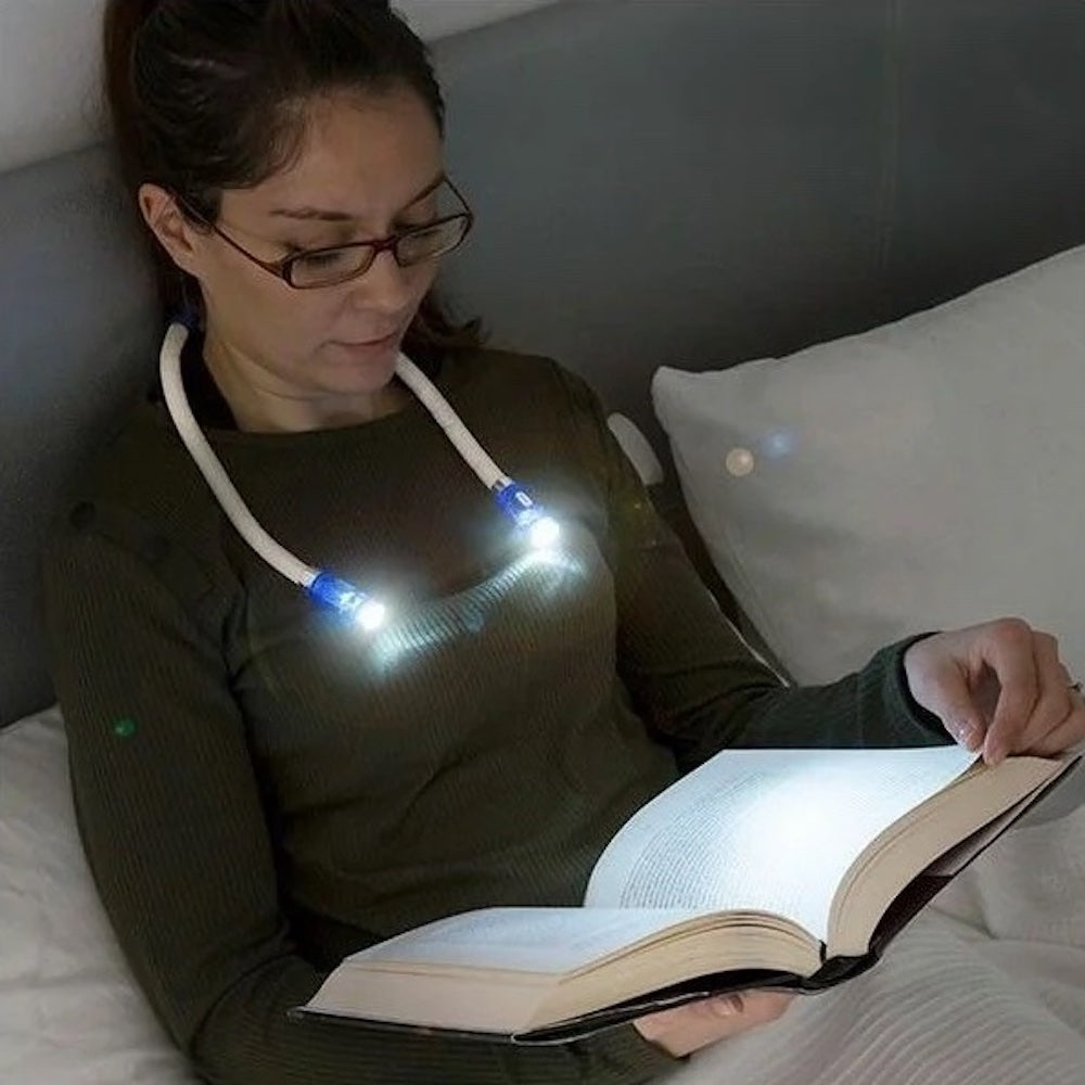 Lampe flexible de lecture tour de cou