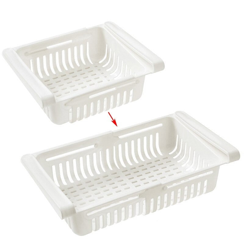 Lot de 2 Supports de rangement pour réfrigérateur
