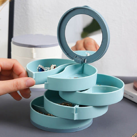 Boîte à Bijoux rotative à 4 étages