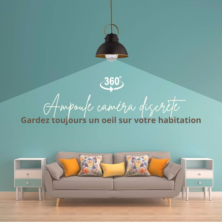 Ampoule caméra discrète
