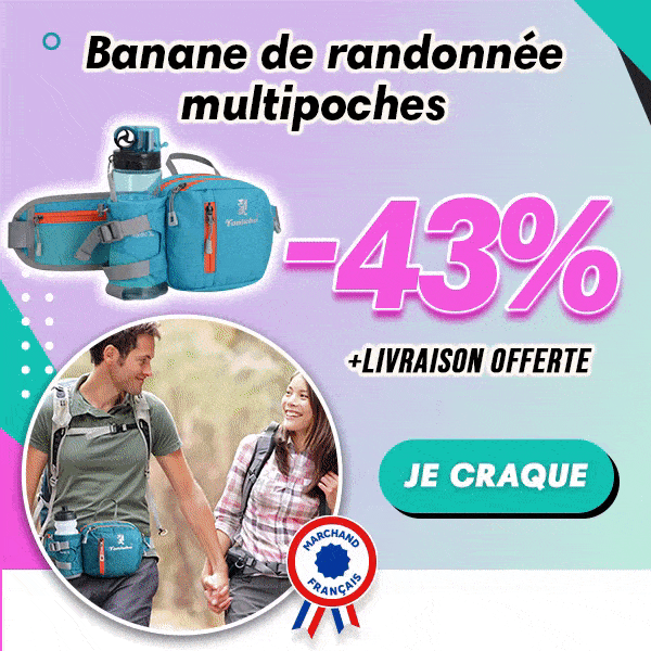 Banane de randonnée multipoches
