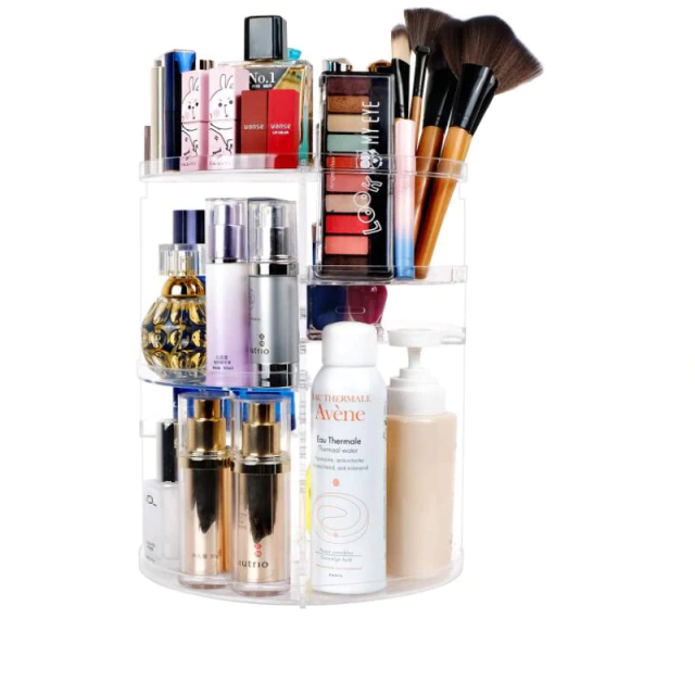 Organisateur rotatif à 360° transparent