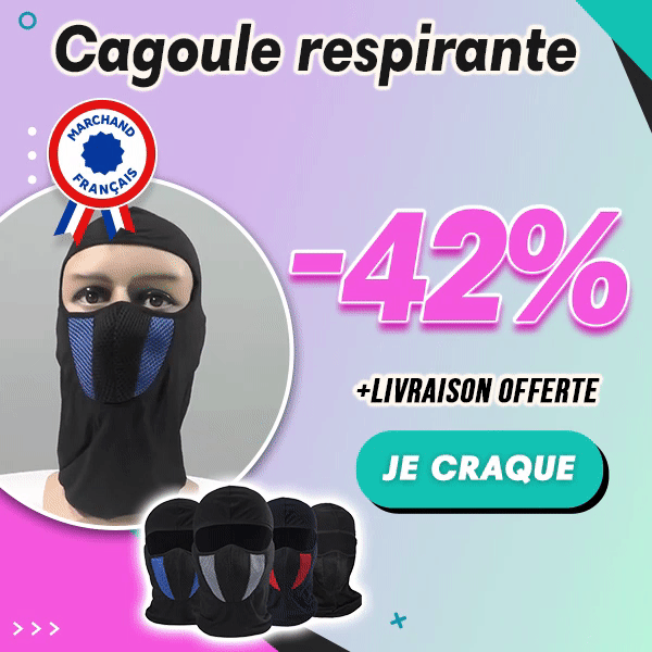 Cagoule respirante
