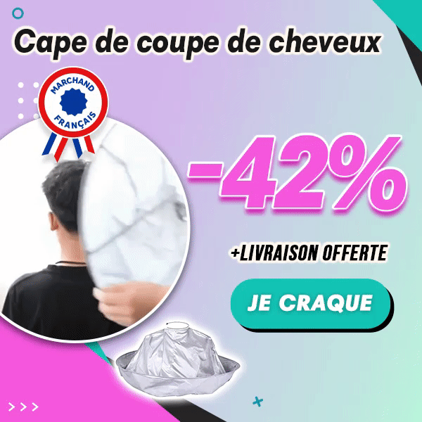 Cape de coupe de cheveux