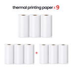 Mini Imprimante thermique sans fil + 10 Rouleaux OFFERTS
