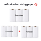 Mini Imprimante thermique sans fil + 10 Rouleaux OFFERTS