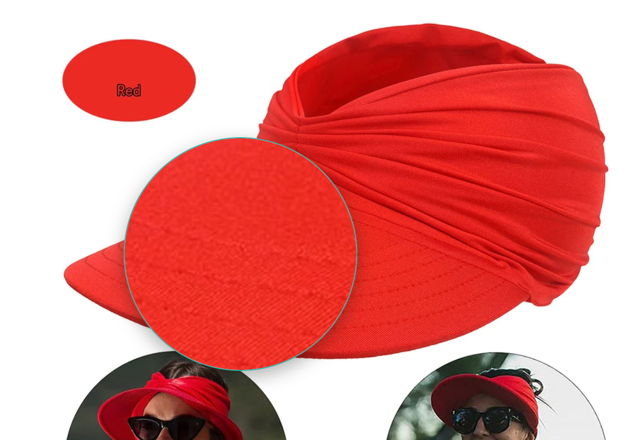 Visière large de plage tendance protection UV