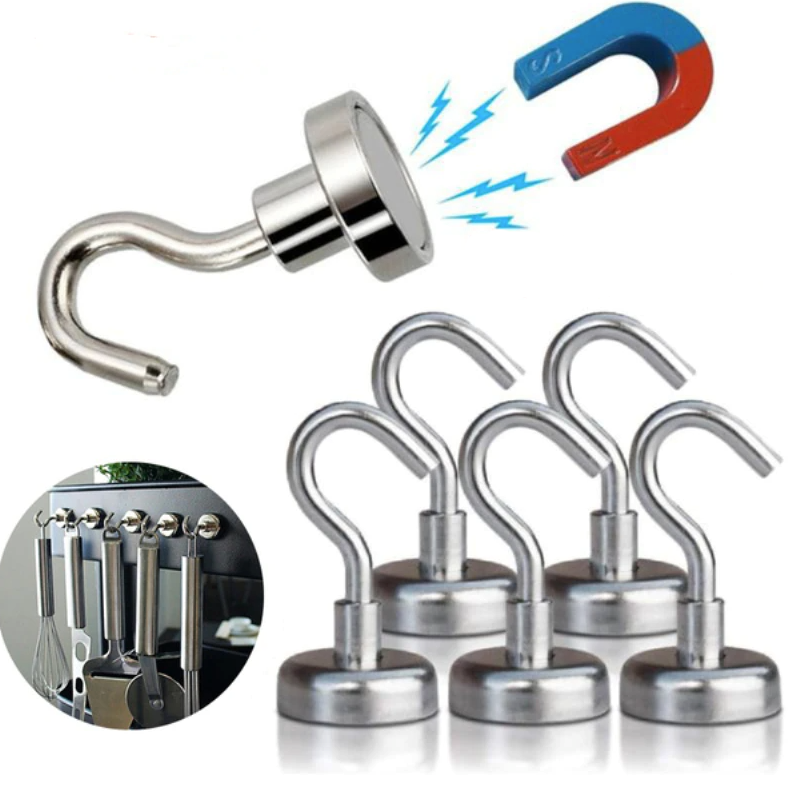 5x crochets magnétiques pratiques