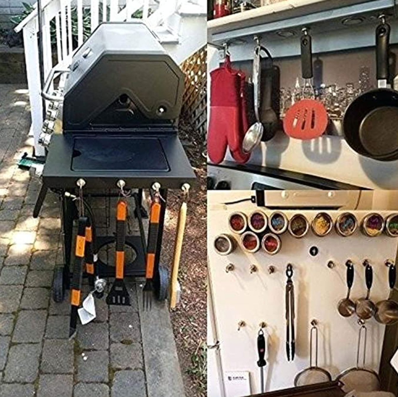 5x crochets magnétiques pratiques