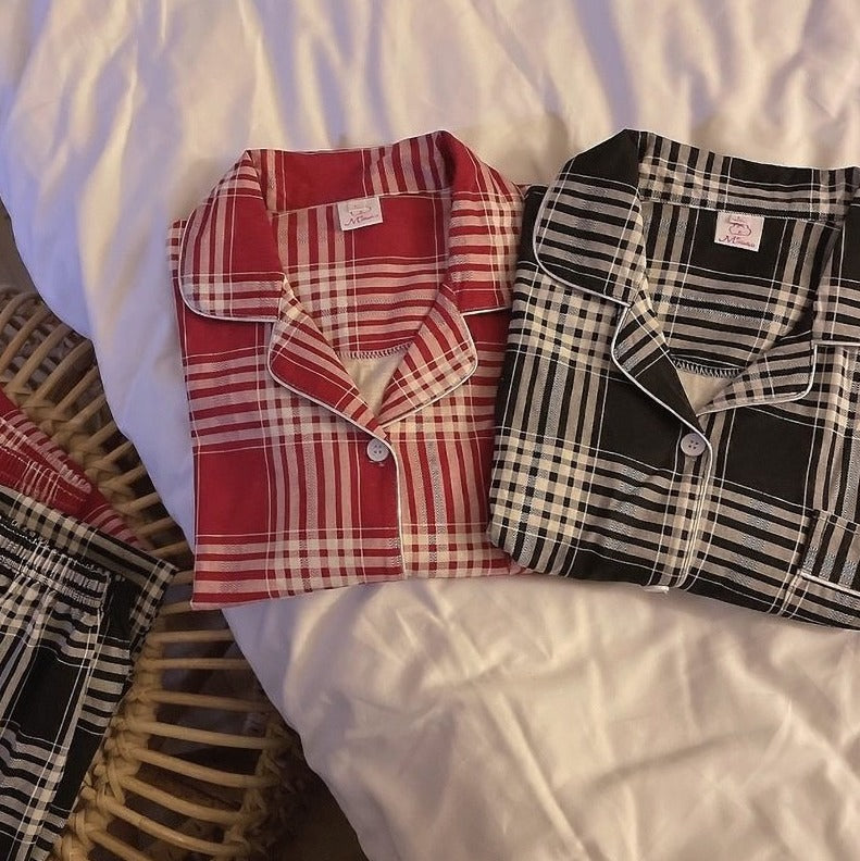 Pyjama à carreaux - Femme