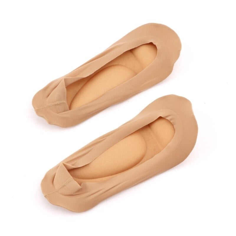 Lot de 3 Socquettes 3D à Mémoire de forme beige foncé