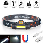 Lampe frontale double LED