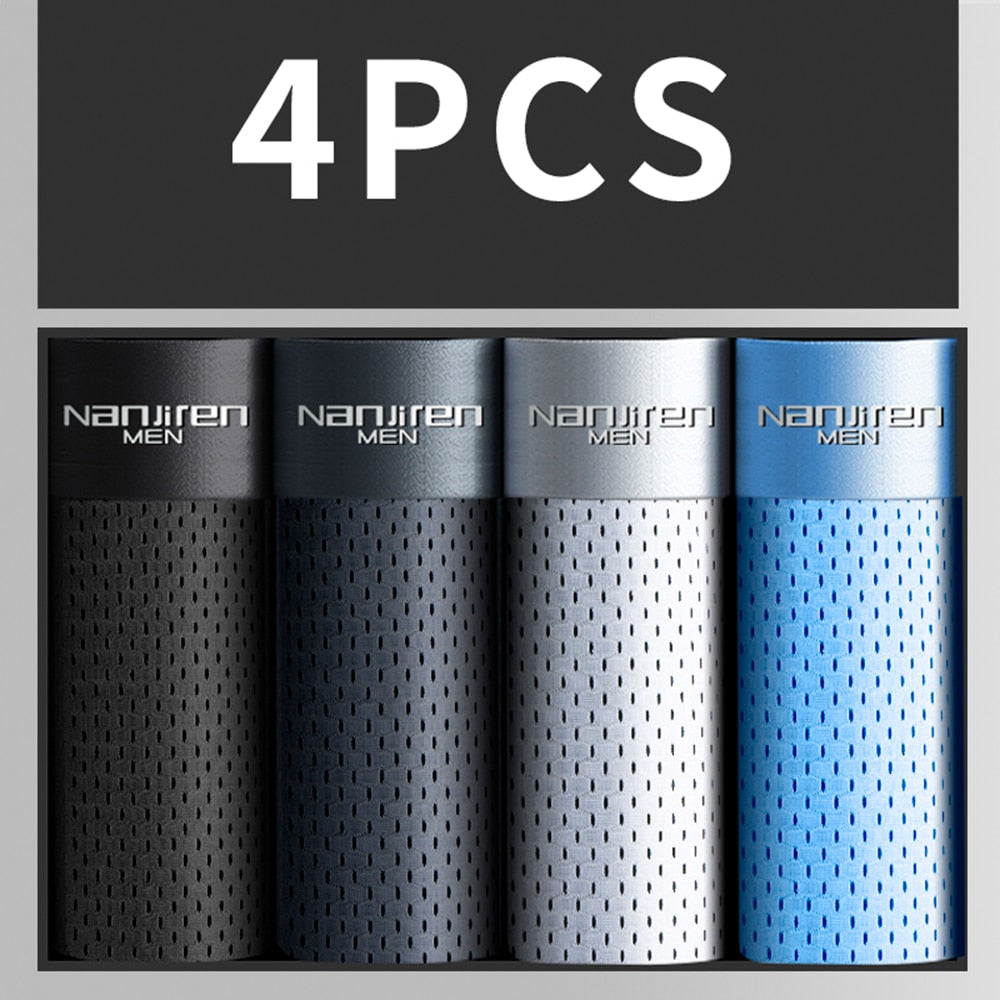 TOP VENTE I Lot de 4 Caleçons en Bambou