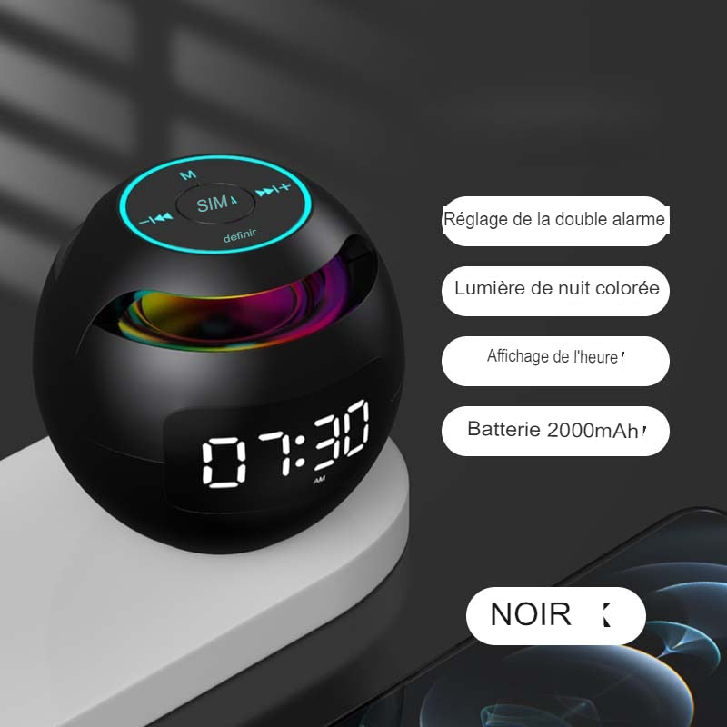 Reveil sans-fil 2en1 - enceinte bluetooth