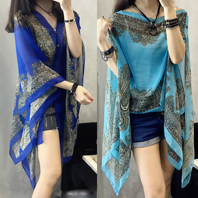 Châle de protection solaire