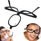 Lunettes rotation magique pour maquillage