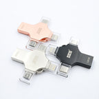 Clé USB 4 EN 1 64GB - PC, Téléphone, Tablette