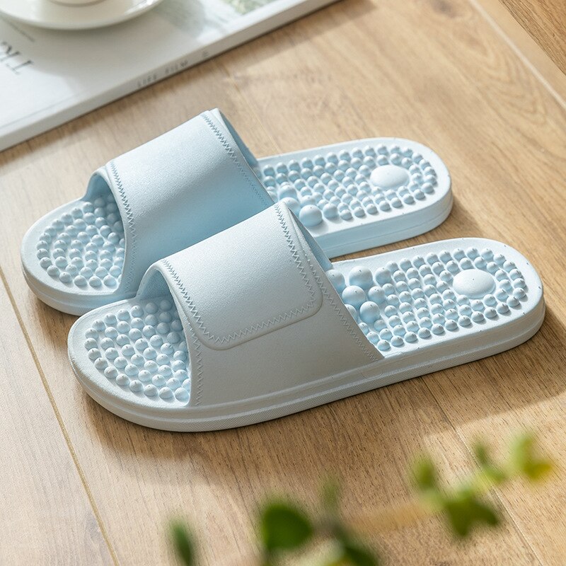 Plantar acupressure massage slippers