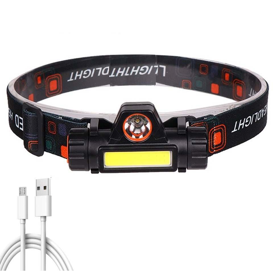 Lampe frontale double LED