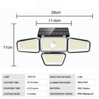 Panneau lumineux solaire multidirectionnel