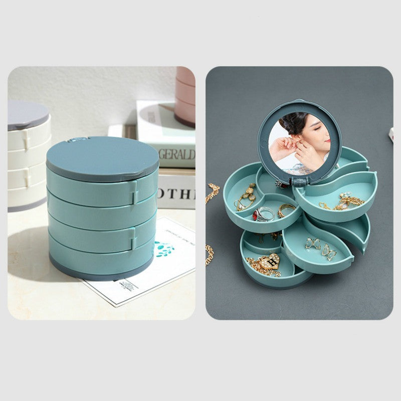 Boîte à Bijoux rotative à 4 étages