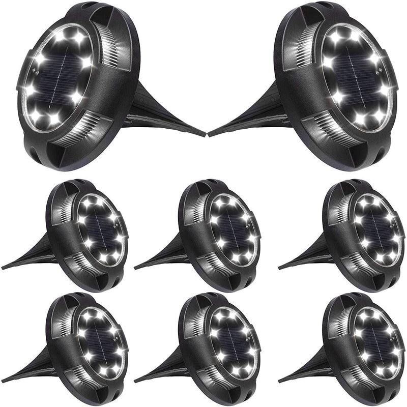 4x Spot LED solaire discret pour jardin