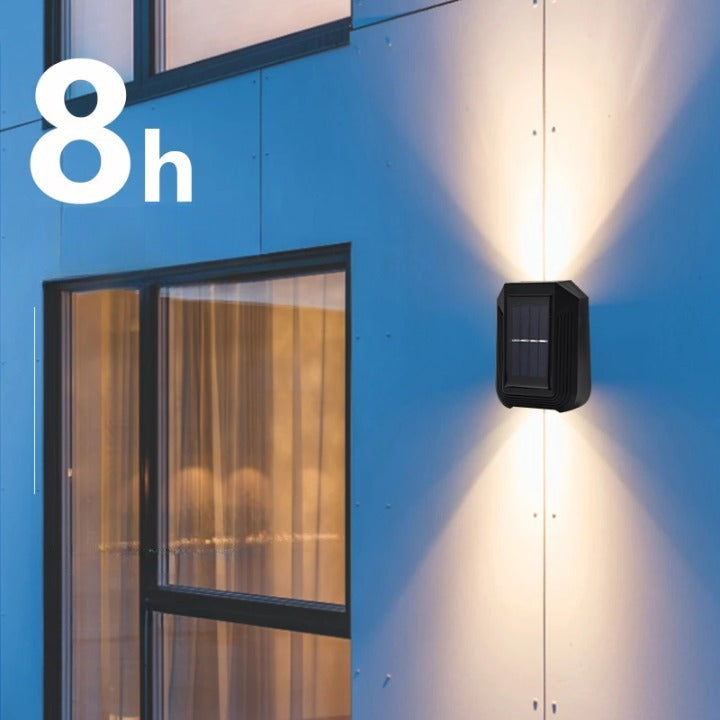 Lot de 4 Appliques Murales Solaires Imperméables