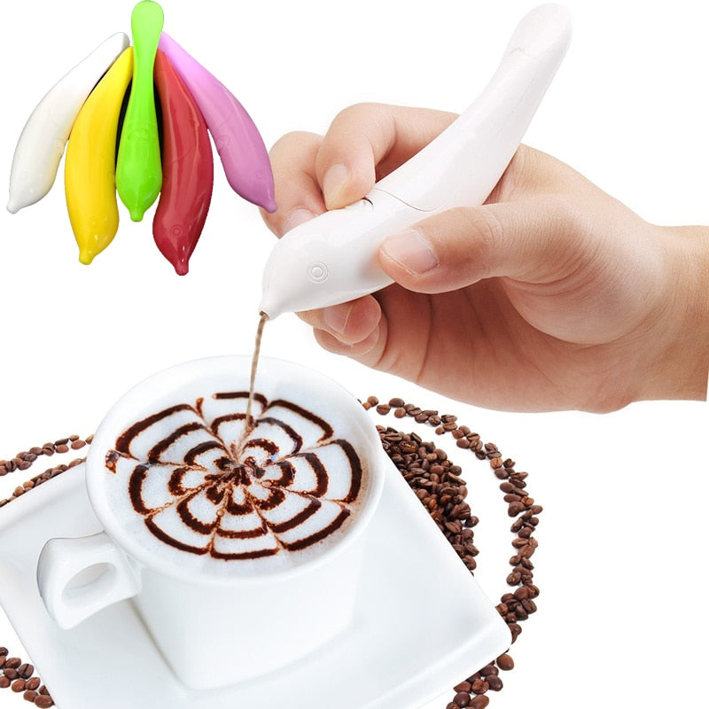 Stylo culinaire pour décoration sur café