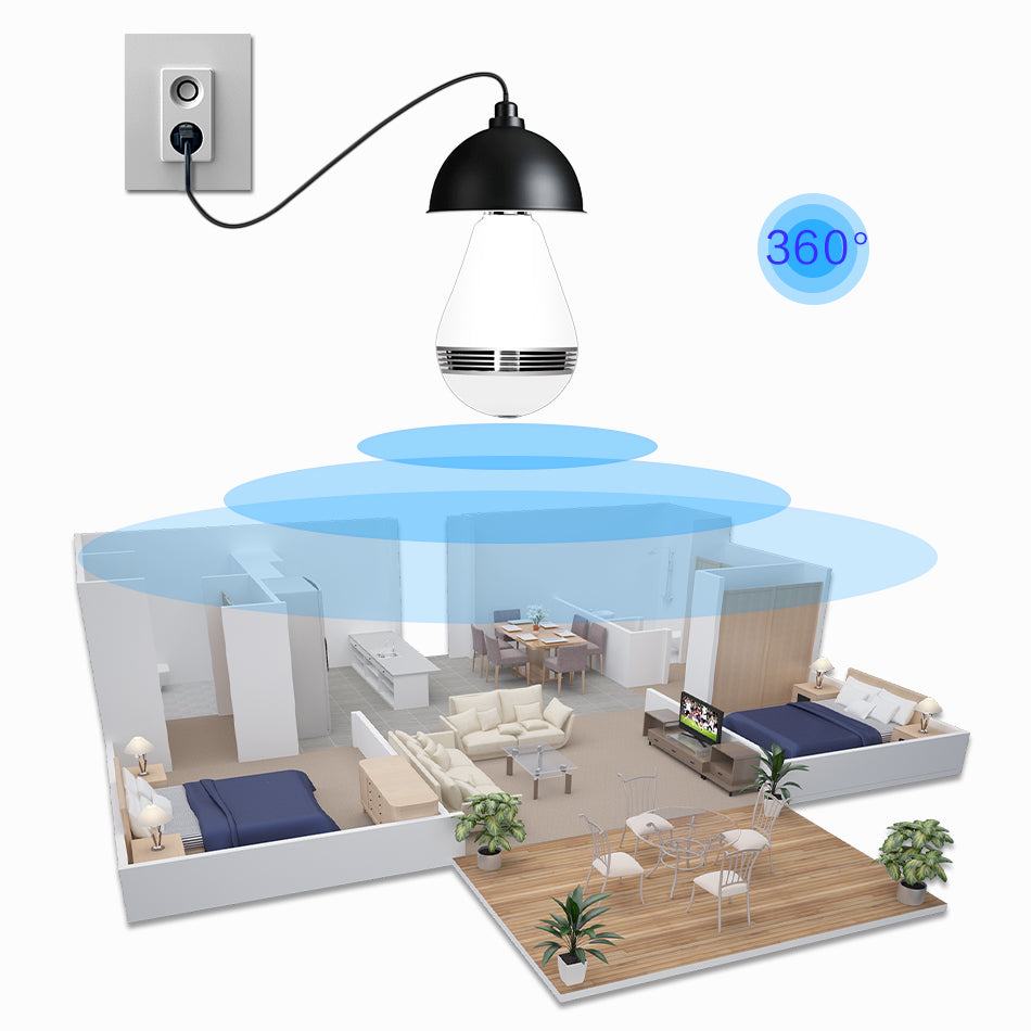 Ampoule caméra discrète