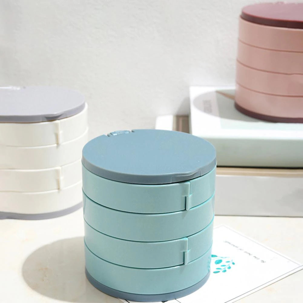 Boîte à Bijoux rotative à 4 étages