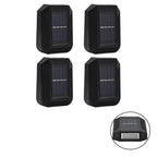 Lot de 4 Appliques Murales Solaires Imperméables