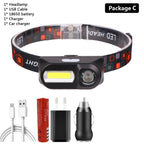 Lampe frontale double LED