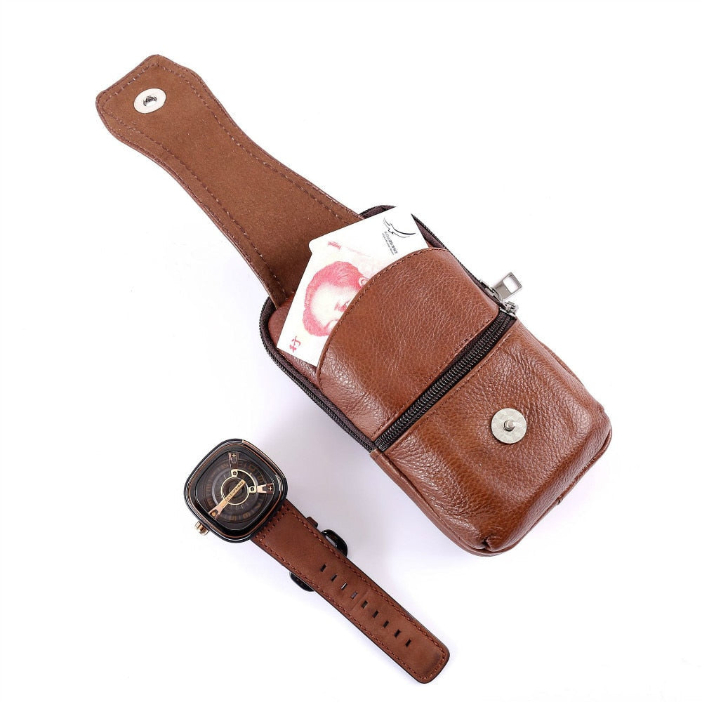 Sacoche ceinture 2 en 1 - bandoulière intégrée