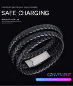 Bracelet avec câble de charge rapide