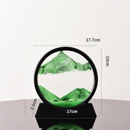 Cadre sablier 3D relaxant