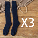 3x Pair of thick wool long socks