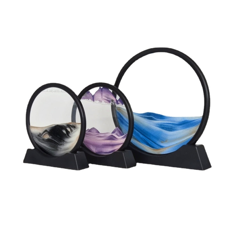 Cadre sablier 3D relaxant