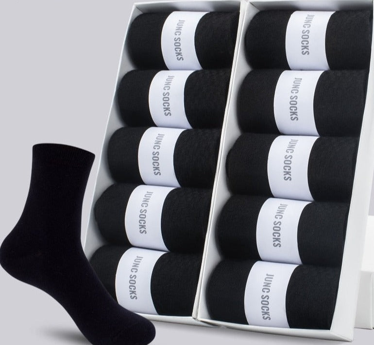 Lot de 10 Chaussettes 100% Coton