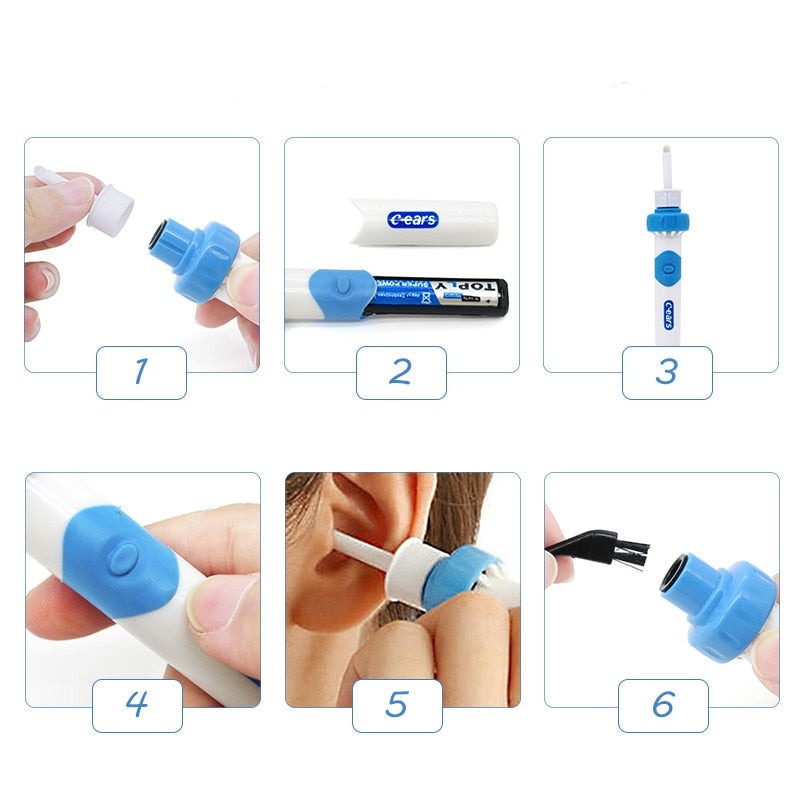 Nettoyeur aspirateur d'oreilles