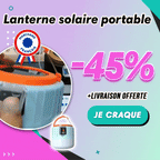 Lanterne solaire portable