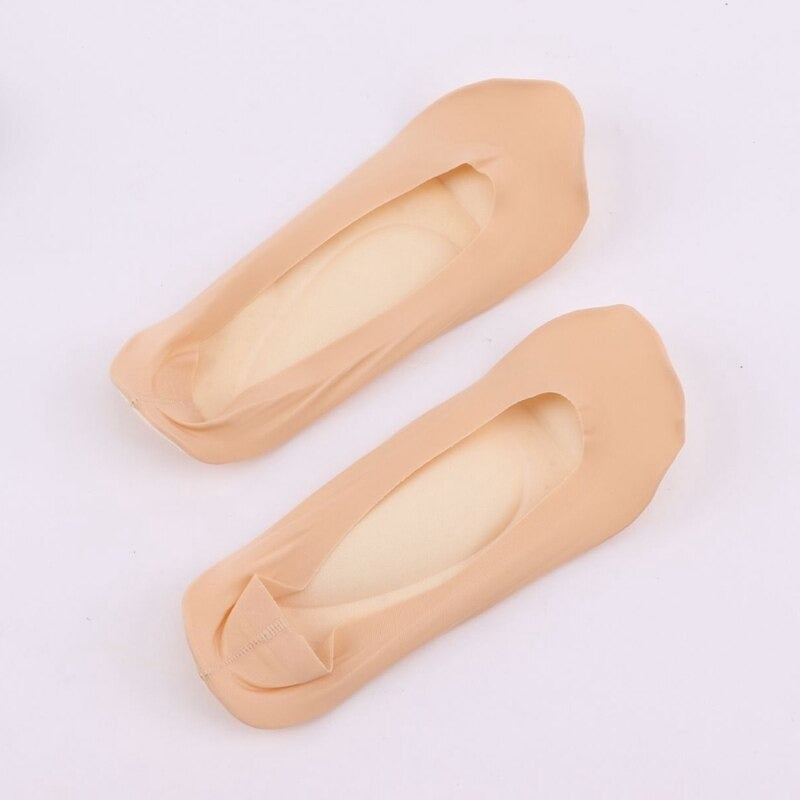 Lot de 3 Socquettes 3D à Mémoire de forme beige