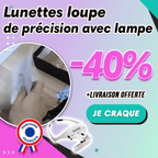 Lunettes loupe de précision avec lampe