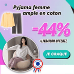 Pyjama femme ample en coton