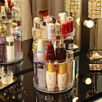 Organisateur de maquillage rotatif