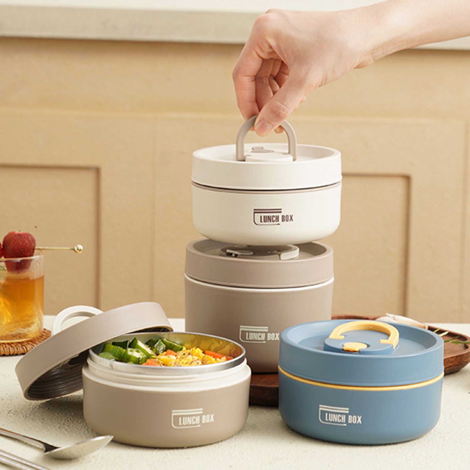 Lunch box 2 en 1 - Portable et Isotherme