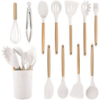 Ensemble complet d'ustensiles de cuisine en silicone